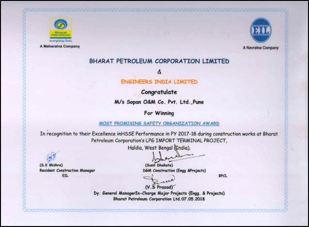 Bharat Petroleum Corporation Limited Sopan